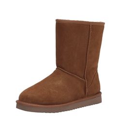 Mens Koolaburra by UGG Men's Burra Short Boot Men’s Size 9 or Women’s size 11 Brown  