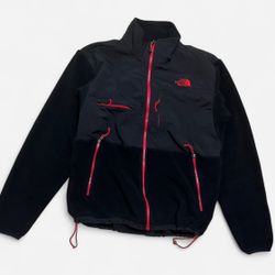 Black and Red The North Face Fleece