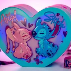 Disneyland Stitch and Angel bucket NEW