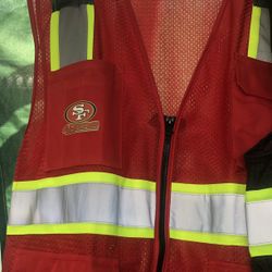 49ers Work Vest 