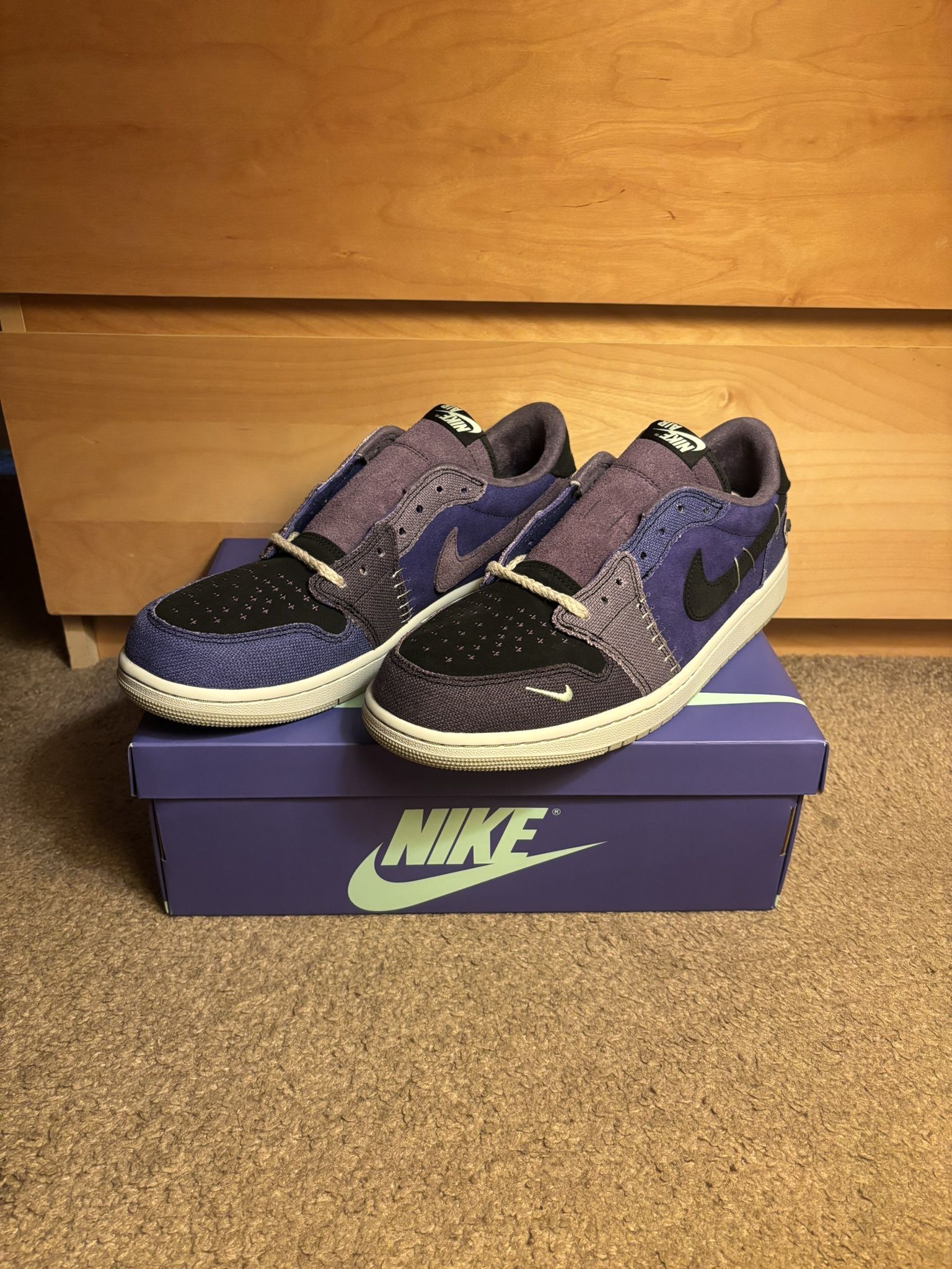 Jordan 1 Low Zion Williamson “alternate Voodoo” Size 12