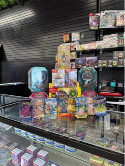 Pokemon boxes tins