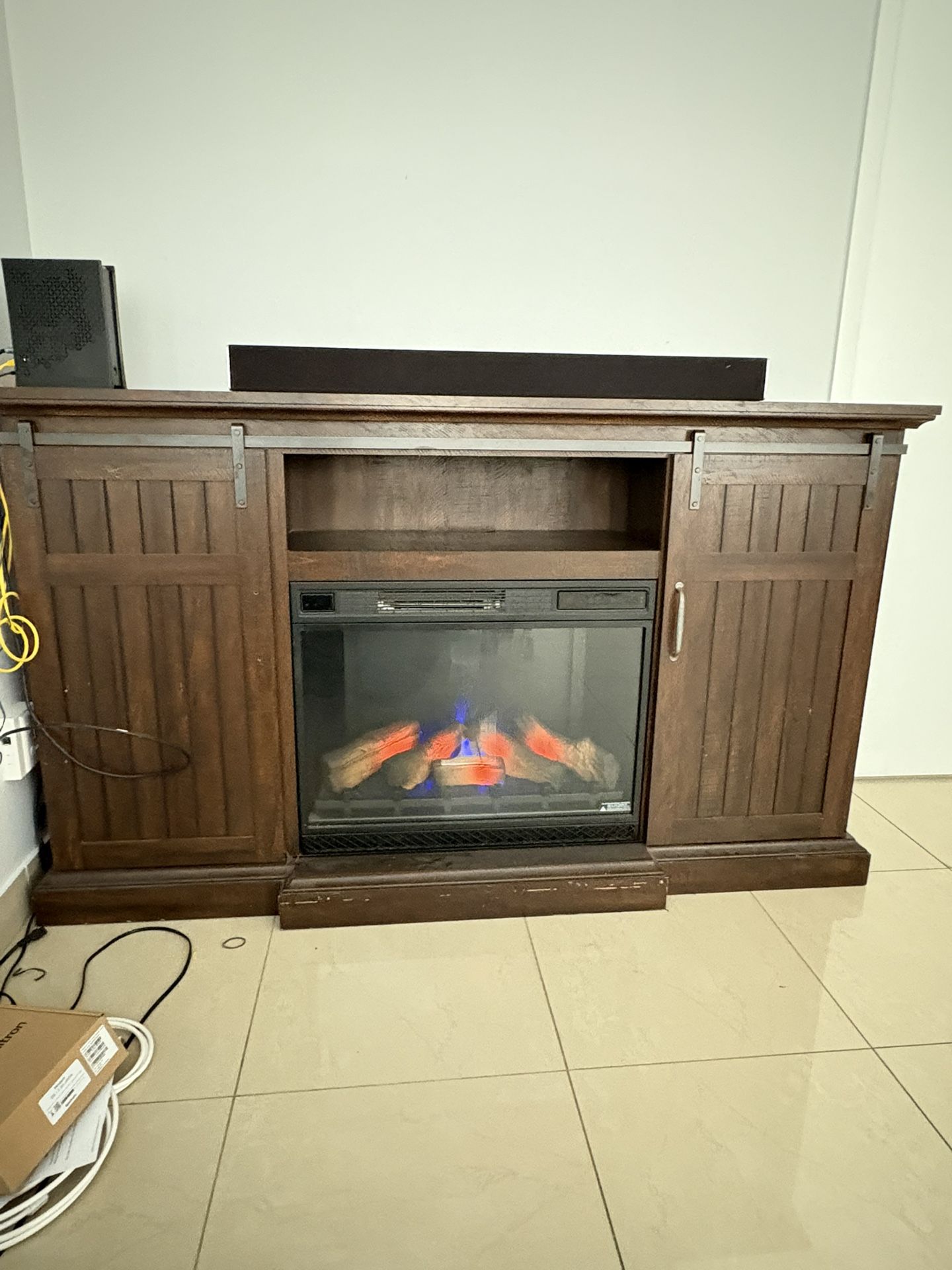 Fireplace Tv Stand And Storage