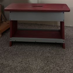 OSU. Bench Step Stool Or Decorative Piece 