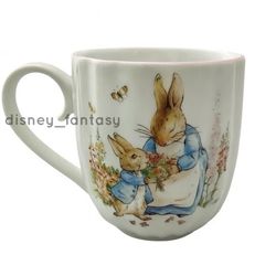 Beatrix Potter Peter Rabbit Mug Ceramic Zrike Pink Mrs. Rabbit Spring/Easter
