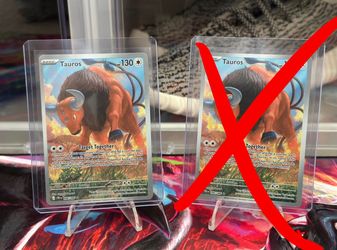 Pokemon TCG Taurus Illustration Rare - $8