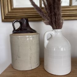 Antique Stoneware Crock Jug