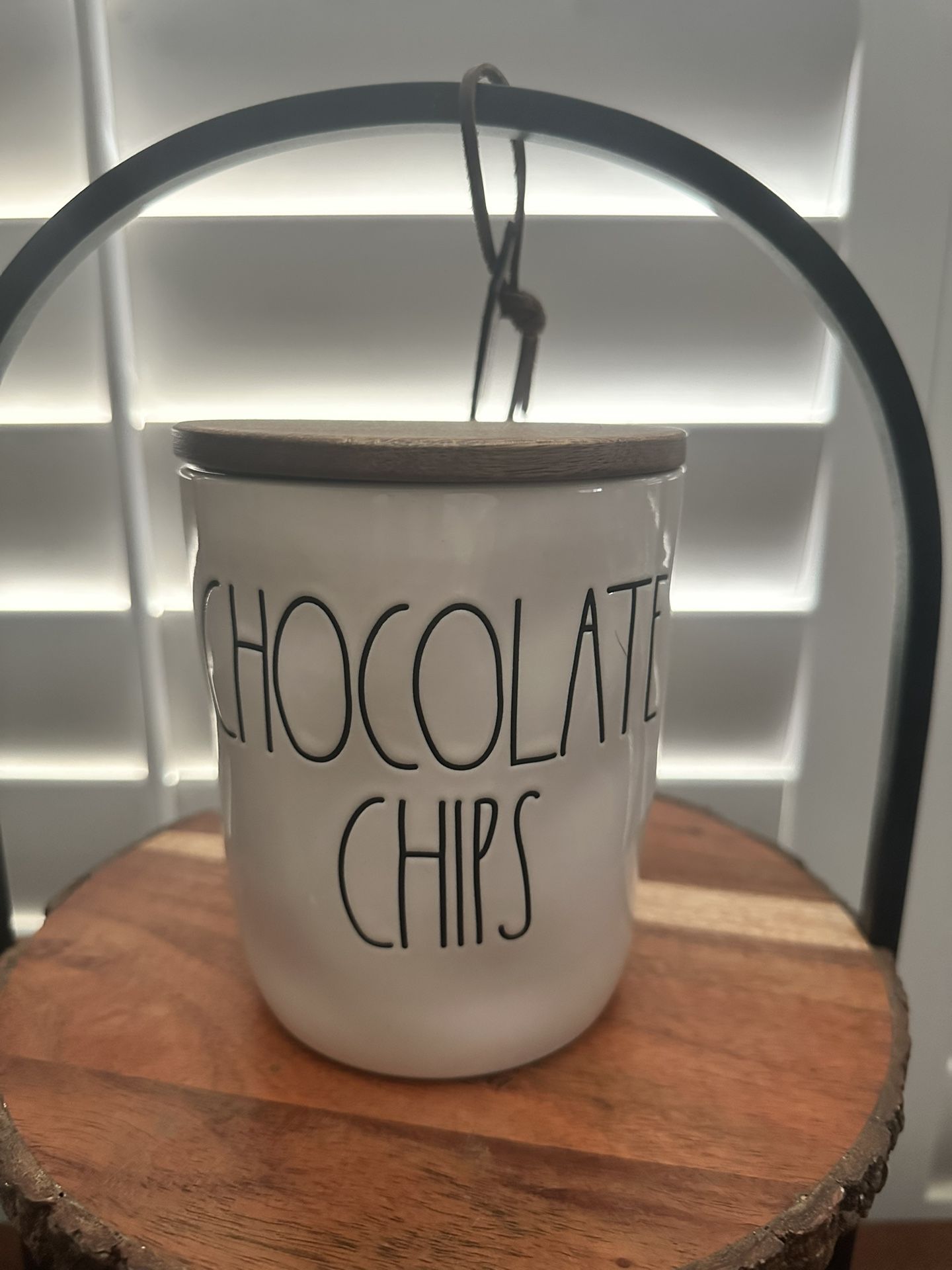 Rae Dunn Chocolate Chips cellar