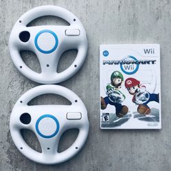 Mario Kart Wii + 2 Wheels for Nintendo Wii