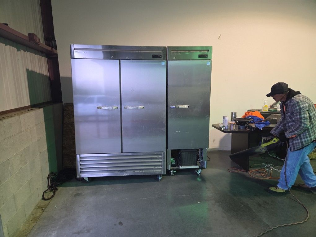 Fridge And Freezer And Matching Ice Maker