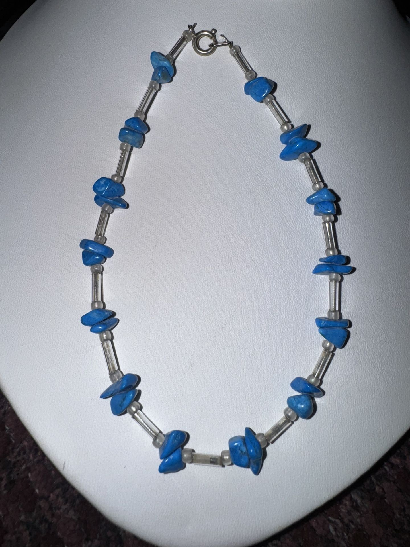Vintage Genuine Turquoise Ankle Bracelet