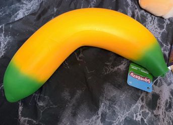 Squeezy Giant Banana Squishy Toy