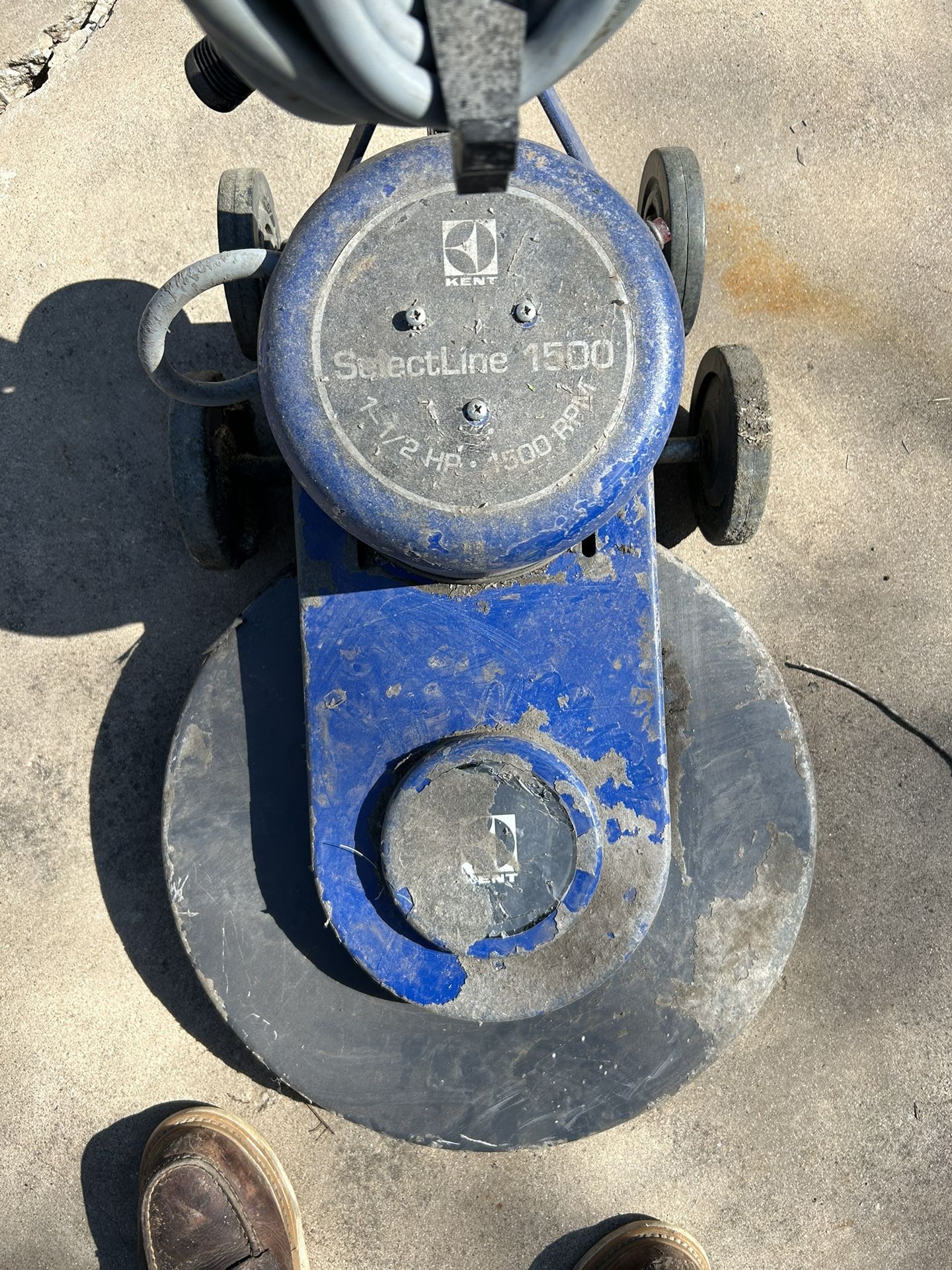 Kent Selectline 1500 Buffer Scrubber Polisher 20" Floor Machine 1500 RPM 1.5 HP I C C