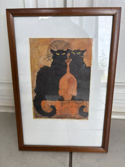 Cat Toulouse-Lautrec Inspired Art 