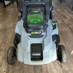 Ego Battery Powered Mower and Weed Eater
