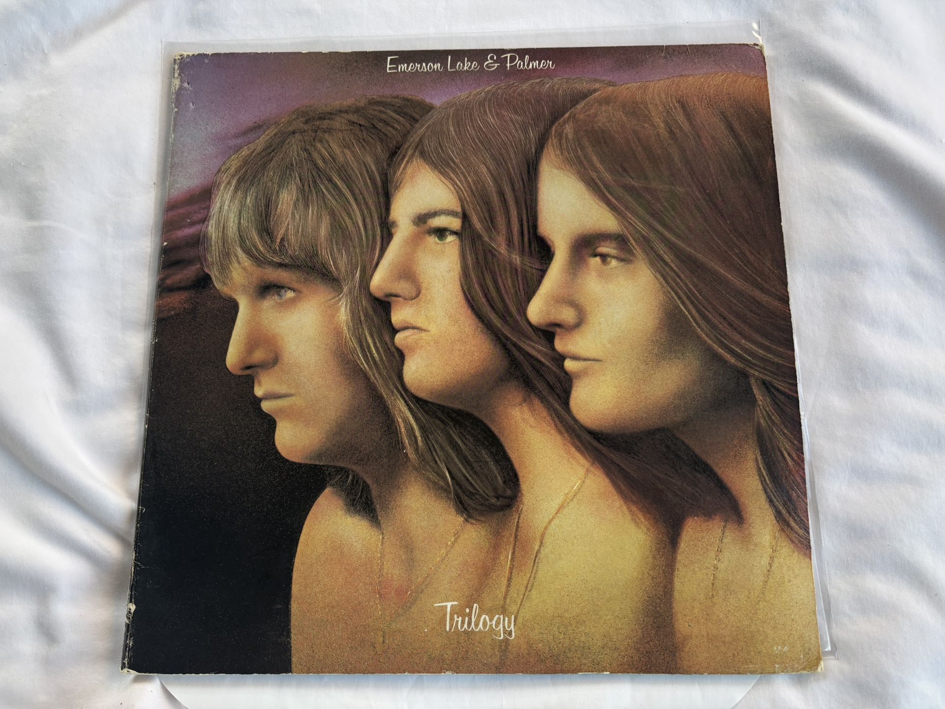 Emerson Lake Palmer Trilogy Vinyl Record First Press 1972 cotillion no barcode