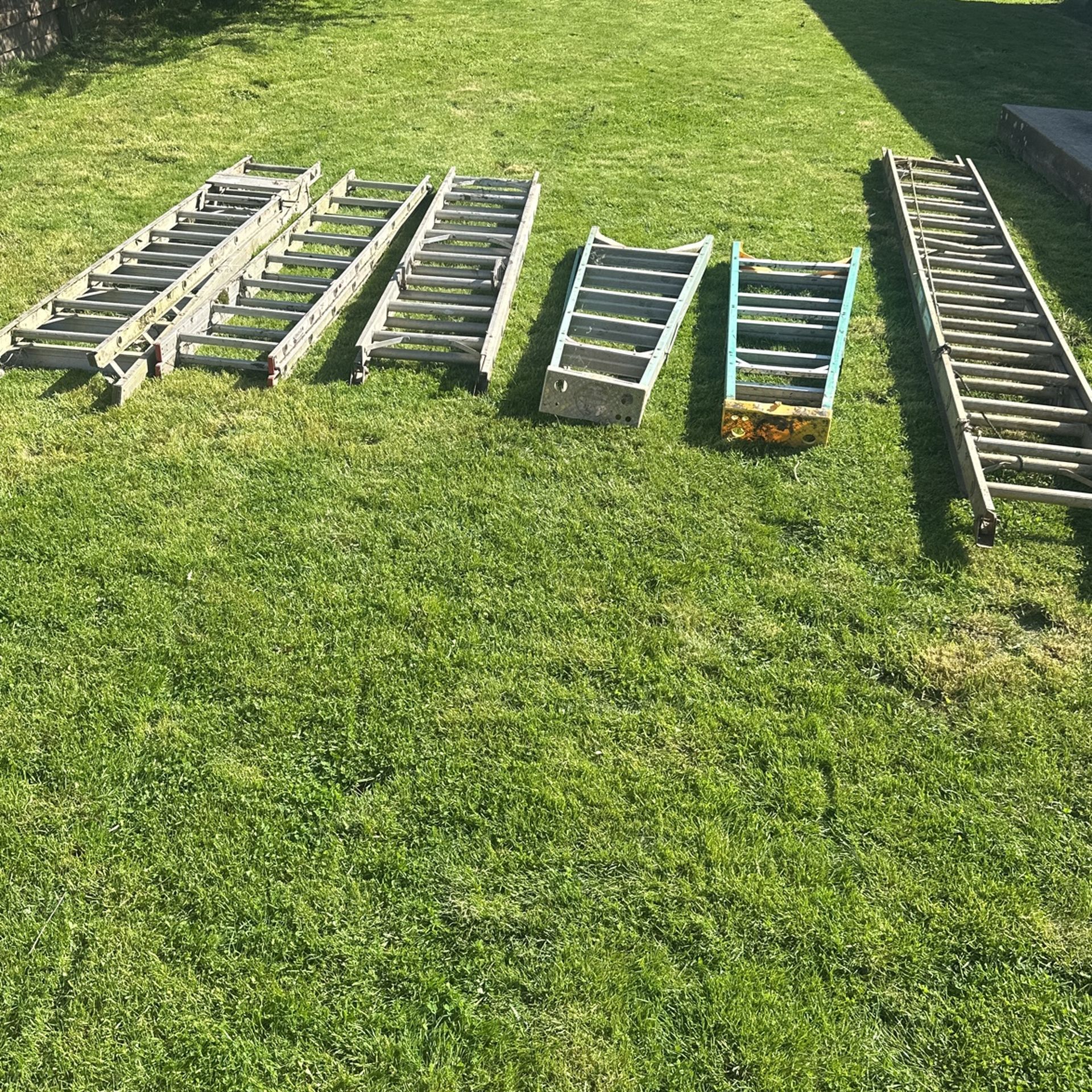 Lot Of 6 Ladders 6ft To 28ft
