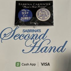 Sabrina Carpenter x Complex Man’s Best Friend Button Set LA Popup Exclusive
