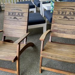 Tommy Bahama Wooden Chairs