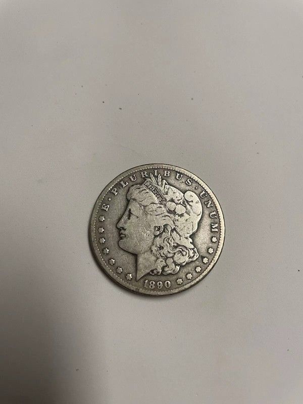 1890 CC Morgan Silver Dollar