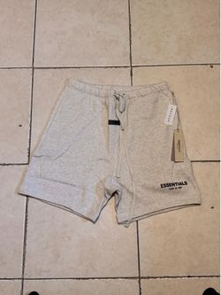 Light oatmeal essential shorts