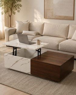 Lift-Top Storage Coffee Table – $59.99