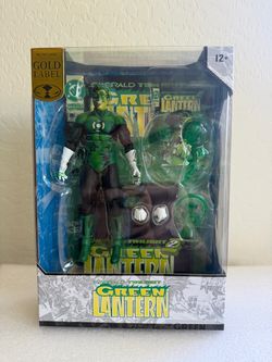 McFarlane Toys DC Multiverse Green Lantern Emerald Twilight Gold Label – New