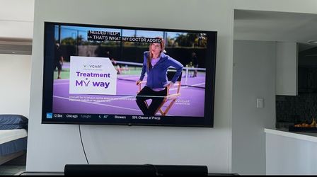58 inch TV.