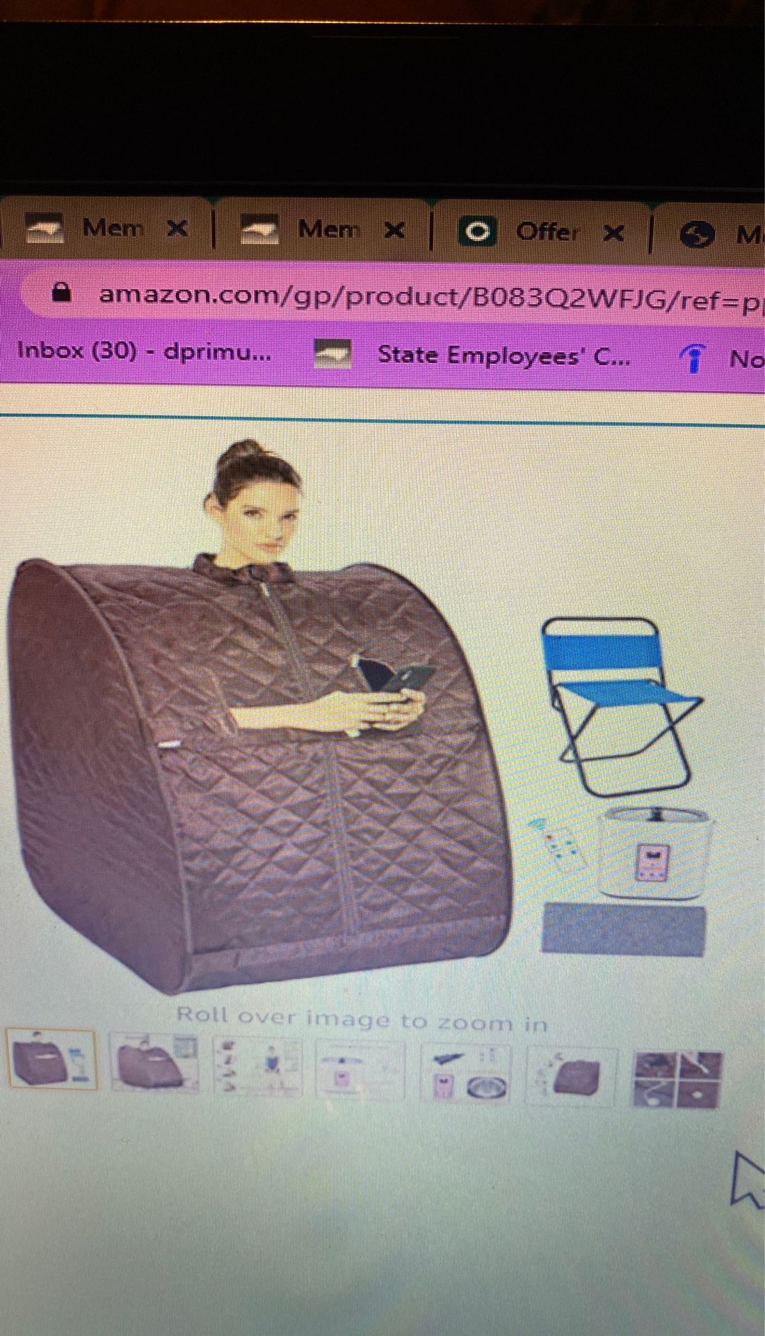 Brand New Home Sauna 120.00, Box never been open