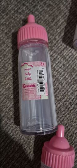 Magic toy baby bottles
