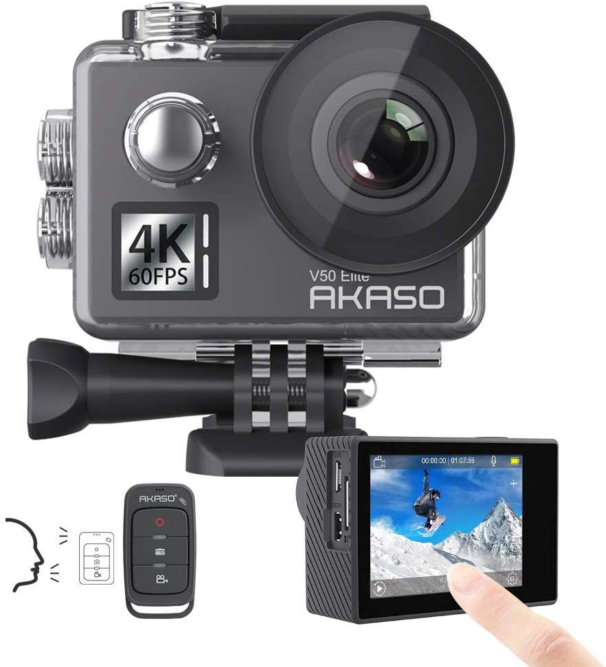 AKASO V50 Elite 4K60fps Touch Screen WiFi Action Camera 131 feet Waterproof