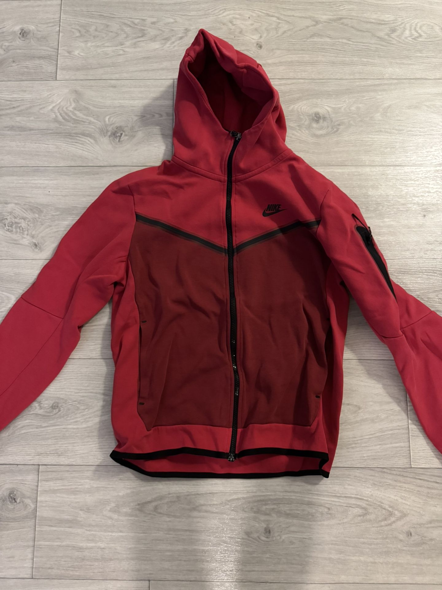 Red Nike Tech Jacket