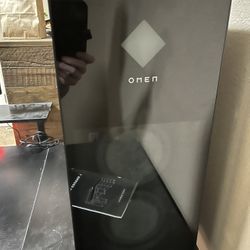 Computer Tower And Two Monitors 