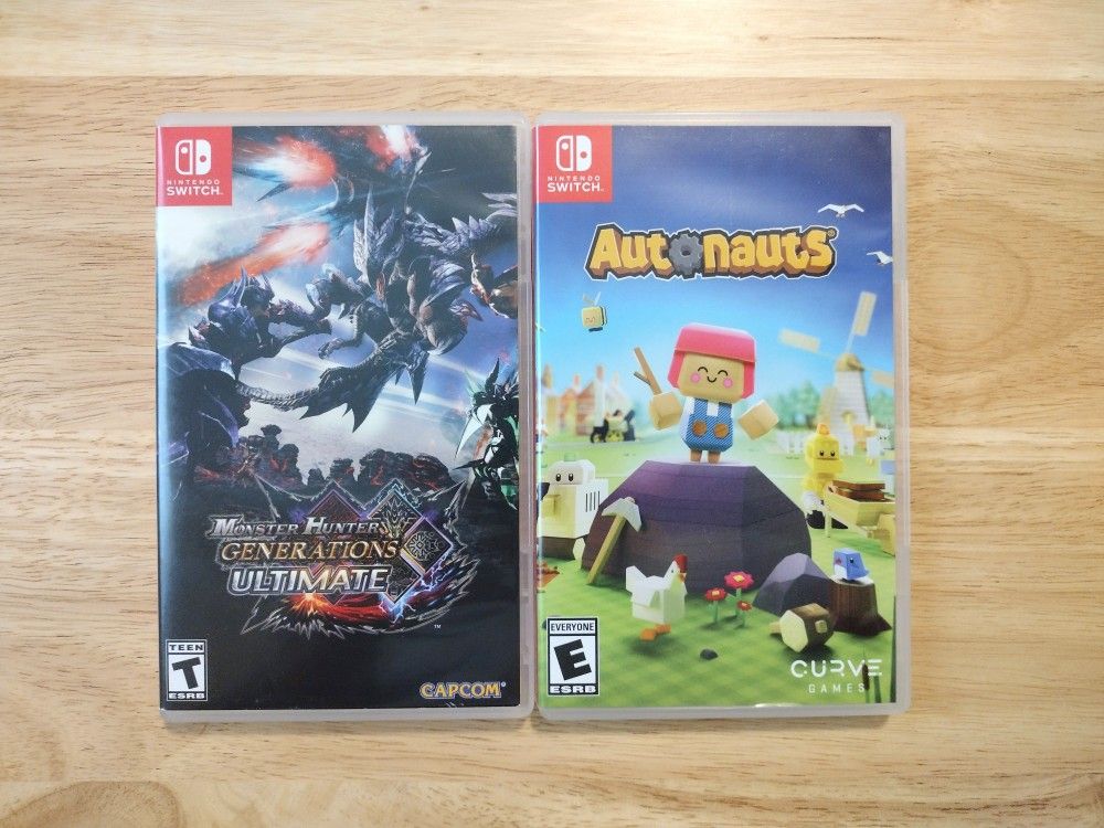 Monster Hunter Generations Ultimate & Autonauts Nintendo Switch 