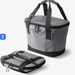 CLEVERMADE Eco Tahoe COLLAPSIBLE COOLER Including An Integrated Bottle Opener and 5 IGLOO Ice Blocks