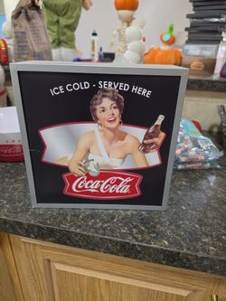 Coke light up sign