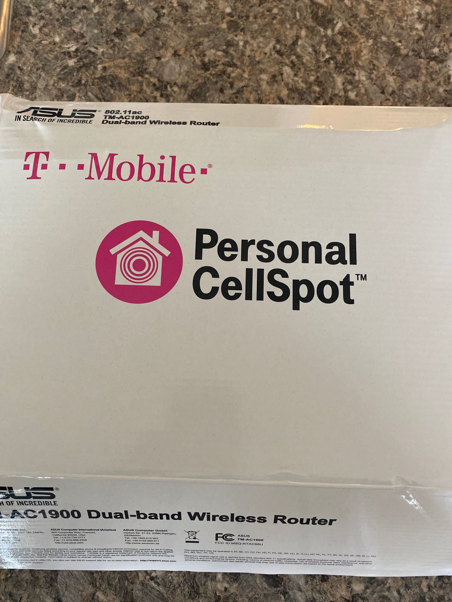 New wi-fi cellspot router T-mobile