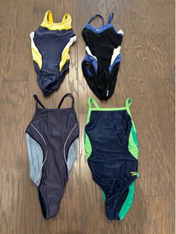 Girl’s swim Nike and Speedo lot, size 8 / size 24