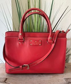 Kate Spade New York Red Leather Satchel