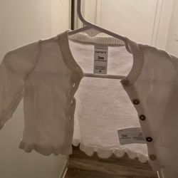 White Baby Cardigan