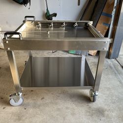 Stainless Steel Cart Heavy Duty Cart/Basin