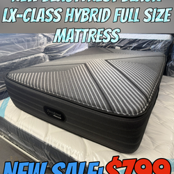 NEW BEAUTYREST BLACK LX-CLASS HYBRID FULL SIZE MATTRESS