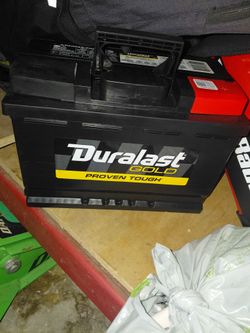 New Duralast Gold Car Battery