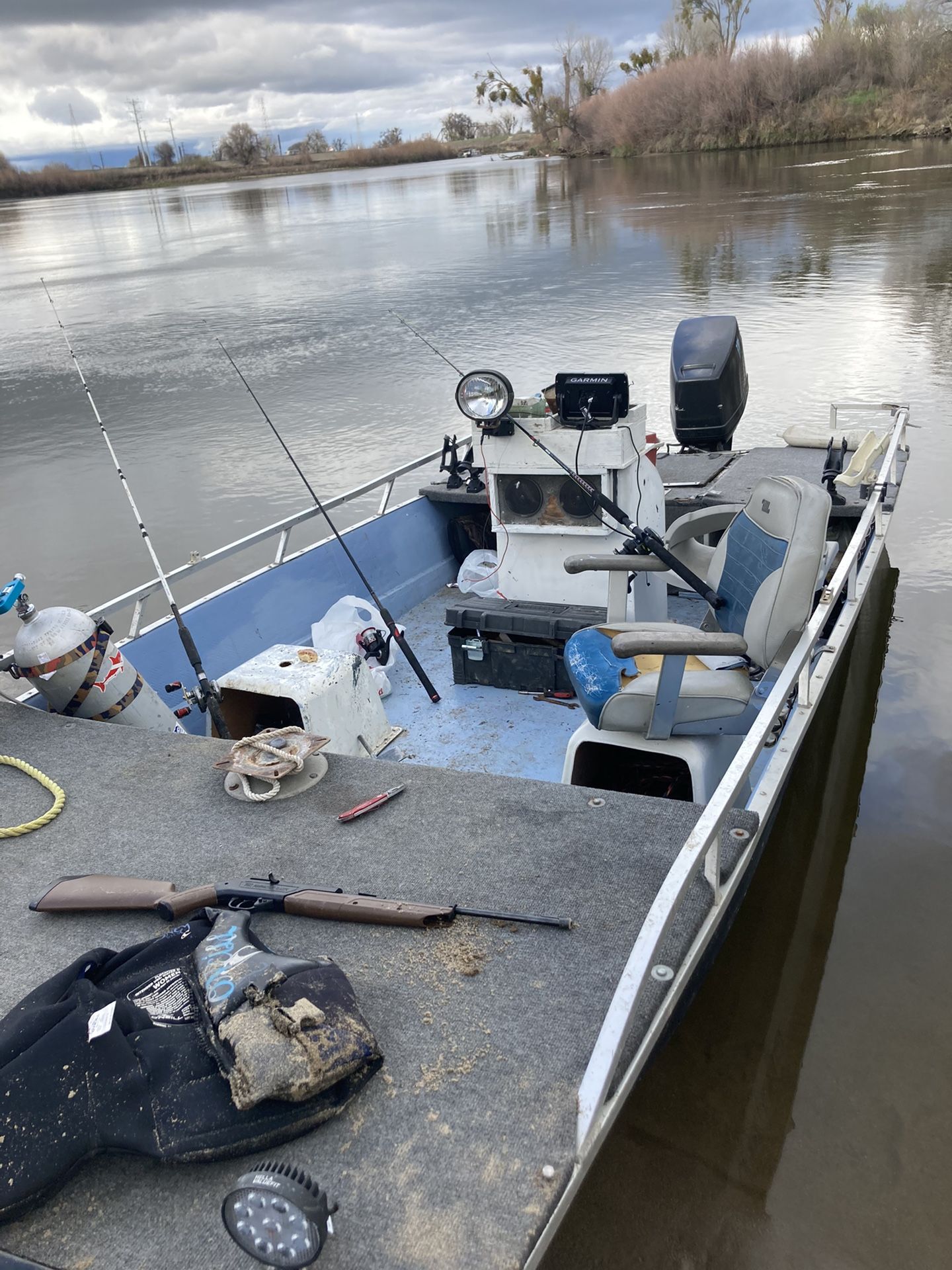 Ski Barge Fishing Boat 16 foot