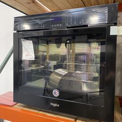 Whirlpool Black 5.0 Cu. Ft. Single Wall Oven With SteamClean Option 