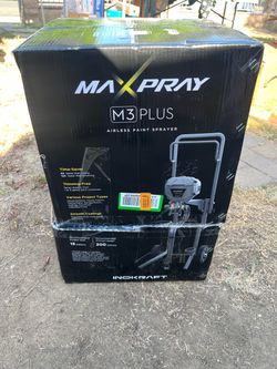 Maxpray M3 Plus Airless Paint Sprayer – New in Box
