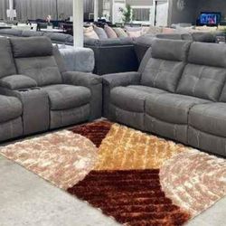 Ashley Jesolo Reclining Sofa and Loveseat Finance and Delivery Available 