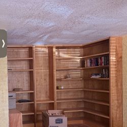 Wood Book Shelf 