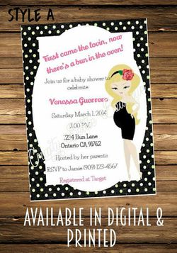 Baby shower invitation for Sale in Ontario, CA - OfferUp