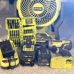 Roybi Cordless Tools, Organizer Drawer And Bag Of Tools!